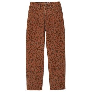 Universal Thread Brown Leopard Super-High Rise Vintage Straight Ankle Jeans